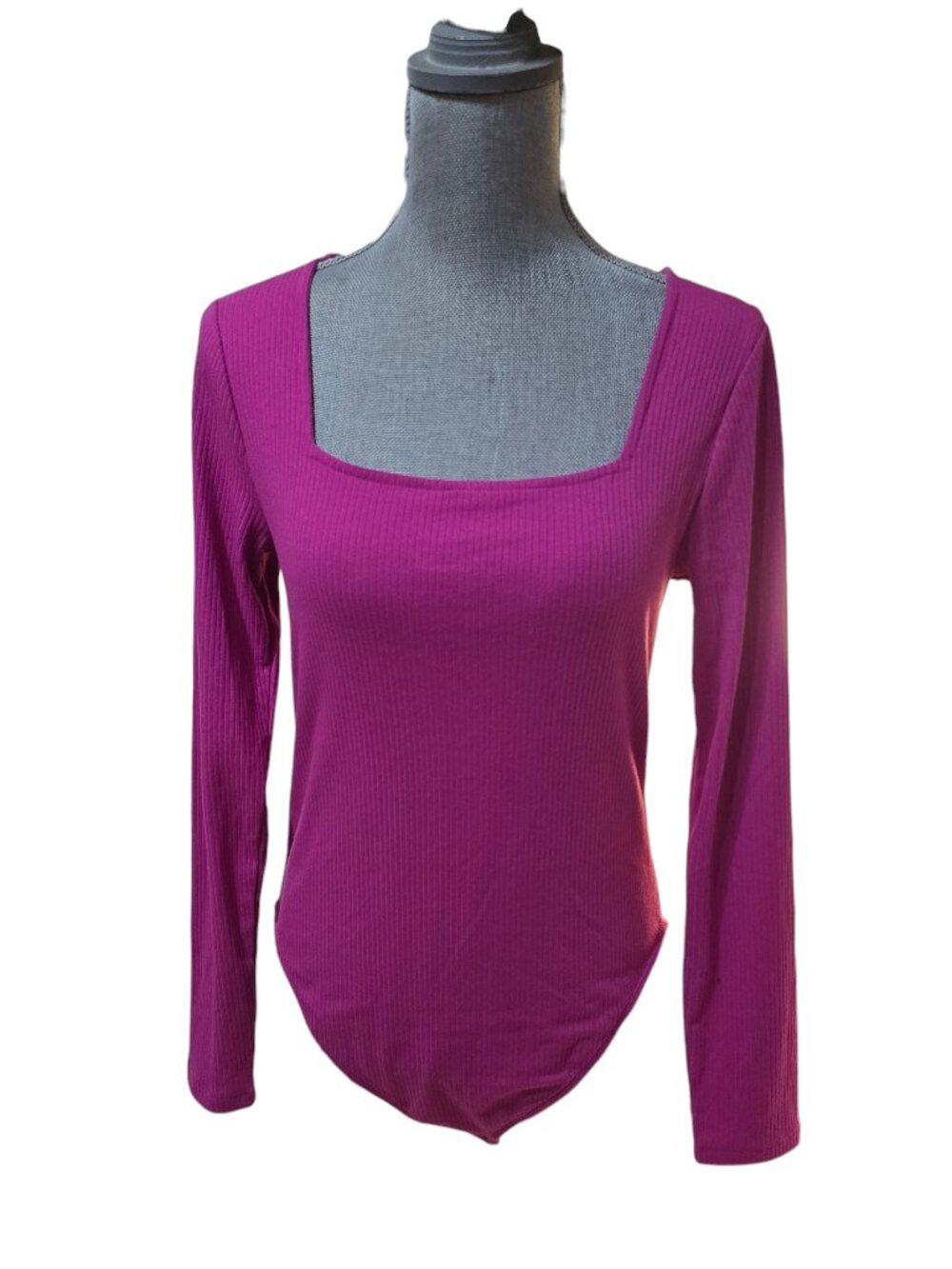 Old Navy Pink Ribbed Bodysuit Large NWOT
